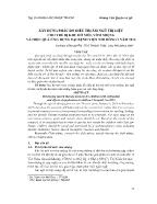 Xây dựng phác đồ điều trị âm ngữ trị liệu cho trẻ bị khe hở môi, vòm miệng và hiệu quả ứng dụng tại bệnh viện Nhi đồng I năm 2014