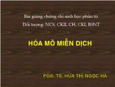 Bài giảng Hóa mô miễn dịch