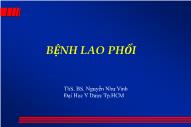 Bệnh lao phổi - ThS. BS. Nguyễn Như Vinh