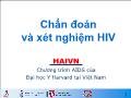 Chẩn đoán và xét nghiệm HIV