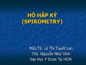 Hô hấp ký (spirometry)