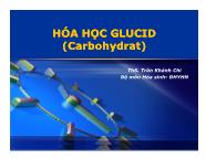 Hóa học glucid (carbohydrat)
