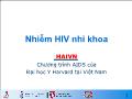 Nhiễm HIV nhi khoa