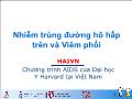 Nhiễm trùng đường hô hấp trên và Viêm phổi