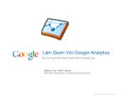 Internet Marketing - Làm quen với google analytics (đo lường hiệu quả chiến dịch quảng cáo)