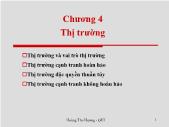 Kinh tế học - Chương 4: Thị trường