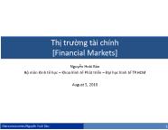 Kinh tế học vĩ mô - Thị trường tài chính