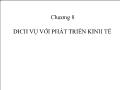 Kinh tế lượng - Chương 8: Dich vụ với phát triển kinh tế