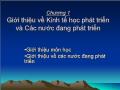 Kinh tế phát triển - Chương 1: Giới thiệu về kinh tế học phát triển và các nước đang phát triển