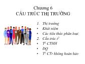 Kinh tế vi mô - Chương 6: Cấu trúc thị trường