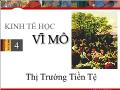 Kinh tế vĩ mô - Thị trường tiền tệ