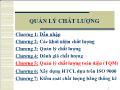 Quản lý chất lượng - Chương 5: Quản lý chất lượng toàn diện (tqm)