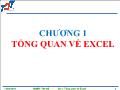 Quản trị kinh doanh - Chương 1: Tổng quan về excel