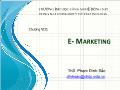 Thương mại điện tử - Chương VIII: E - Marketing