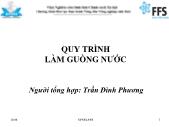 Quy trình làm guồng nước