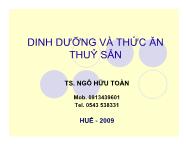 Tài liệu Dinh dưỡng và thức ăn thủy sản