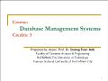 Bài giảng Database Management Systems - Chapter 0: An Overview of a Database Management System