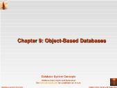 Bài giảng Database System Concepts - Chapter 9: Object­Based Databases
