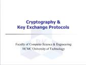 Bài giảng Information Systems Security - Chapter 4: Cryptography & Key Exchange Protocols