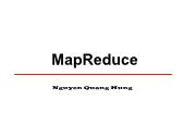 Bài giảng MapReduce