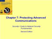 Bài giảng Security+ Guide to Network Security Fundamentals - Chapter 7: Protecting Advanced Communications