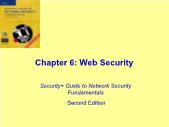 Bài giảng Security+ Guide to Network Security Fundamentals - Chapter 6: Web Security