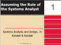 Bài giảng Systems Analysis and Design - Chapter 1: Assuming the Role of the Systems Analyst