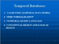 Bài giảng Temporal Databases