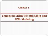 Chapter 4 Enhanced Entity-Relationship and UML Modeling