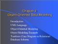 Chapter 4: Object-Oriented Data Modeling