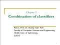Chapter 9 Combination of classifiers