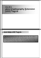 Chủ đề 8: Java Cryptography Extension (JCE) TagLib