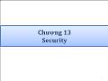 Chương 13: Security