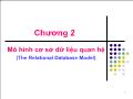 Chương 2. Mô hình cơ sở dữ liệu quan hệ (The Relational Database Model)