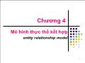 Chương 4: Mô hình thực thể kết hợp entity relationship model