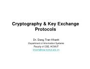 Cryptography & Key Exchange Protocols