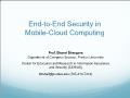 End-To-End Security in Mobile-Cloud Computing