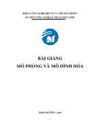 Bài giảng mô phỏng và mô hình hóa