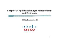 Bài giảng môn Mạng máy tính - Chapter 3: Application layer functionality and protocols