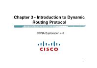 Bài giảng môn Mạng máy tính - Chapter 3: Introduction to dynamic routing protocol