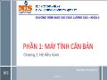 Bài giảng Tin học căn bản - Chương 1: Hệ điều hành