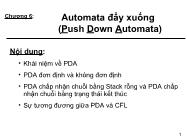 Bài giảng Tin học - Chương 6: Automata đẩy xuống