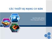 Các thiết bị mạng cơ bản