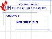 Chi tiết máy - Chương 2: Mối ghép ren