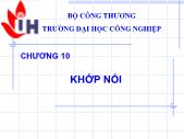 Cơ khí chế tạo máy - Chương 10: Khớp nối