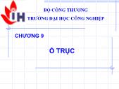 Cơ khí chế tạo máy - Chương 9: Ổ trục