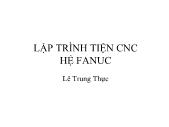 Cơ khí chế tạo máy - Lập trình tiện CNC hệ Fanuc