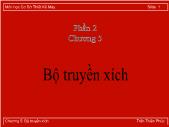 Cơ sở thiết kế máy - Chương 5: Bộ truyền xích