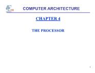 Computer architecture - Chapter 4: Chapter 4