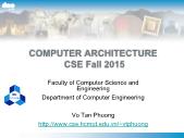 Computer Architecture – Chapter 4.1: Thiết kế bộ xử lý đơn chu kỳ (single cycle processor)